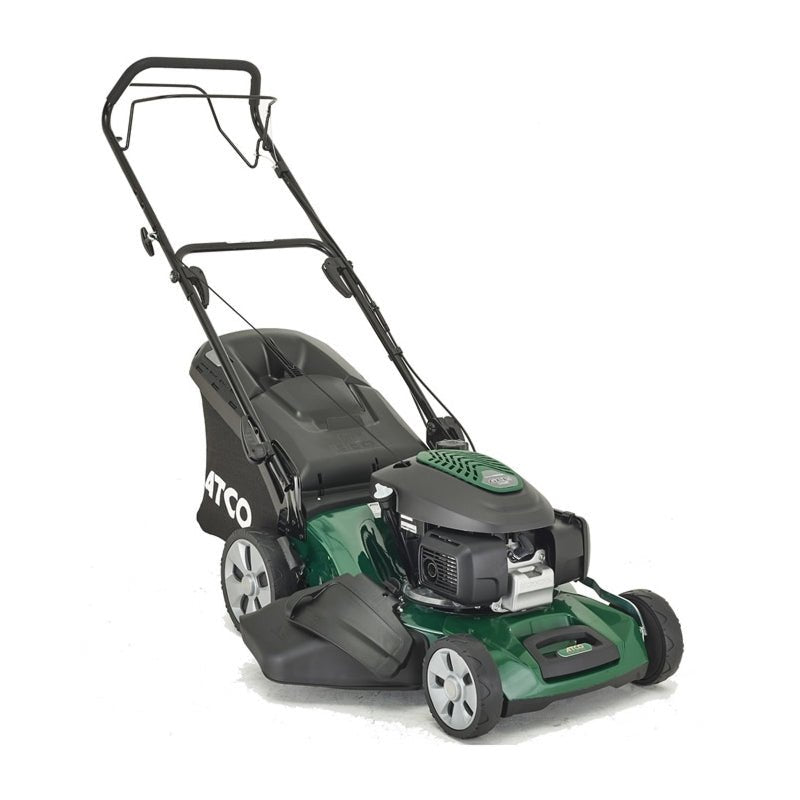 Atco Quattro 19SH Petrol Self-Propelled 4 in 1 Lawn Mower - Risborough Garden Machinery