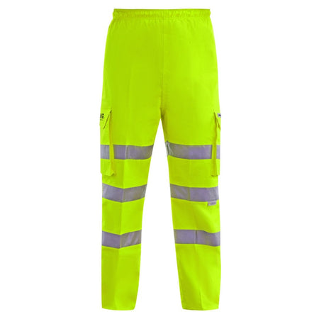 Harkie Waterproof Trousers, Hi - Vis Yellow - Risborough Garden Machinery