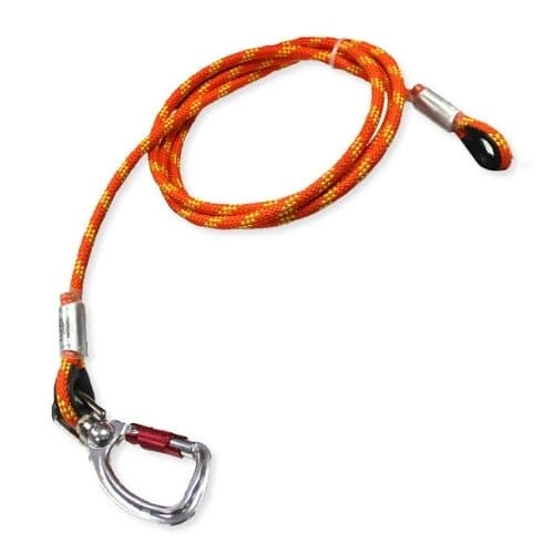 Harkie Wire Core Flip Line with Swivel Karabiner, 2 metre - Risborough Garden Machinery