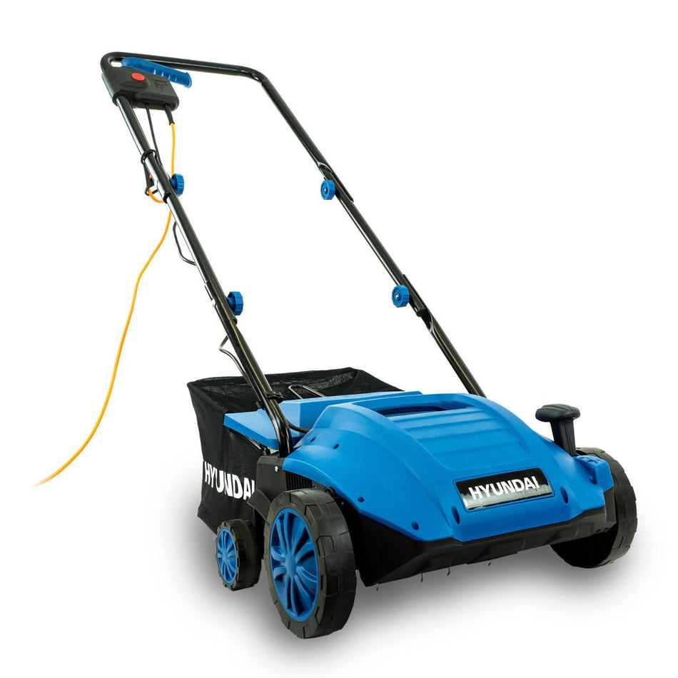 Hyundai 12.6'' / 32cm Electric Lawn Scarifier Aerator Lawn Rake 1500W 230V | HYSC1532E - Risborough Garden Machinery