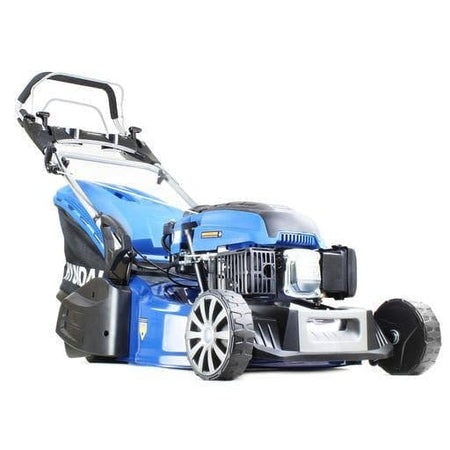 Hyundai 19" / 48cm 139cc Self Propelled Electric Start Petrol Rear Roller Lawnmower, 25 - 75mm Cuts, Rear Discharge| HYM480SPER - Risborough Garden Machinery