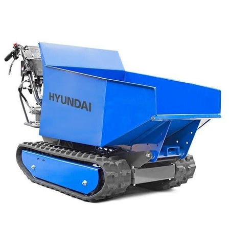 Hyundai 196cc 500kg Petrol Tracked Mini Dumper Power Barrow Transporter | HYTD500 - Risborough Garden Machinery