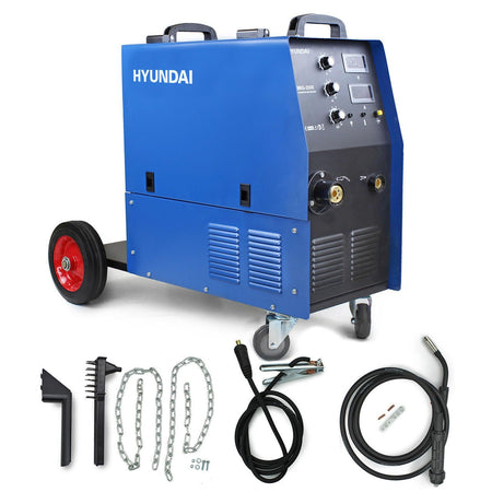 Hyundai 200A MIG / Welder Single Phase Pro series 230V | HYMIG - 200I - Risborough Garden Machinery