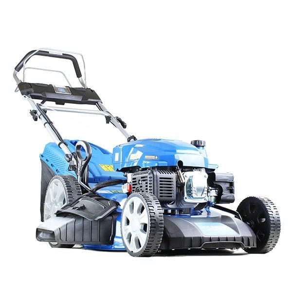 Hyundai 21'' / 53cm 224cc 4 - in - 1 Electric - Start Self - Propelled Petrol Lawnmower, Mulch, Rear & Side Discharge, Hose Connector | HYM530SPE - Risborough Garden Machinery