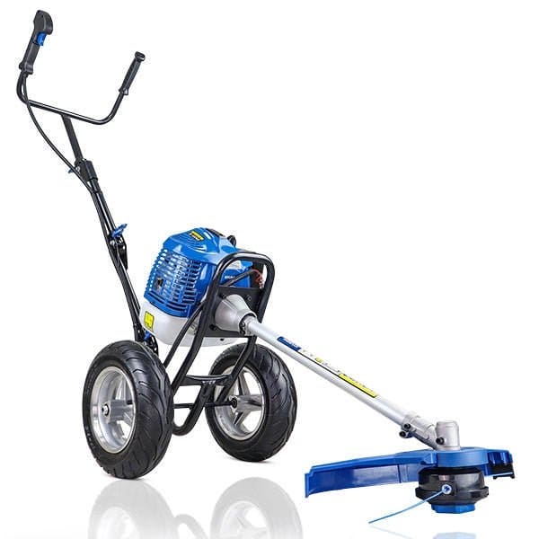 Hyundai 52cc Petrol Wheeled Grass Trimmer 43cm Cutting Width Large Wheels | HYWT5200X - Risborough Garden Machinery