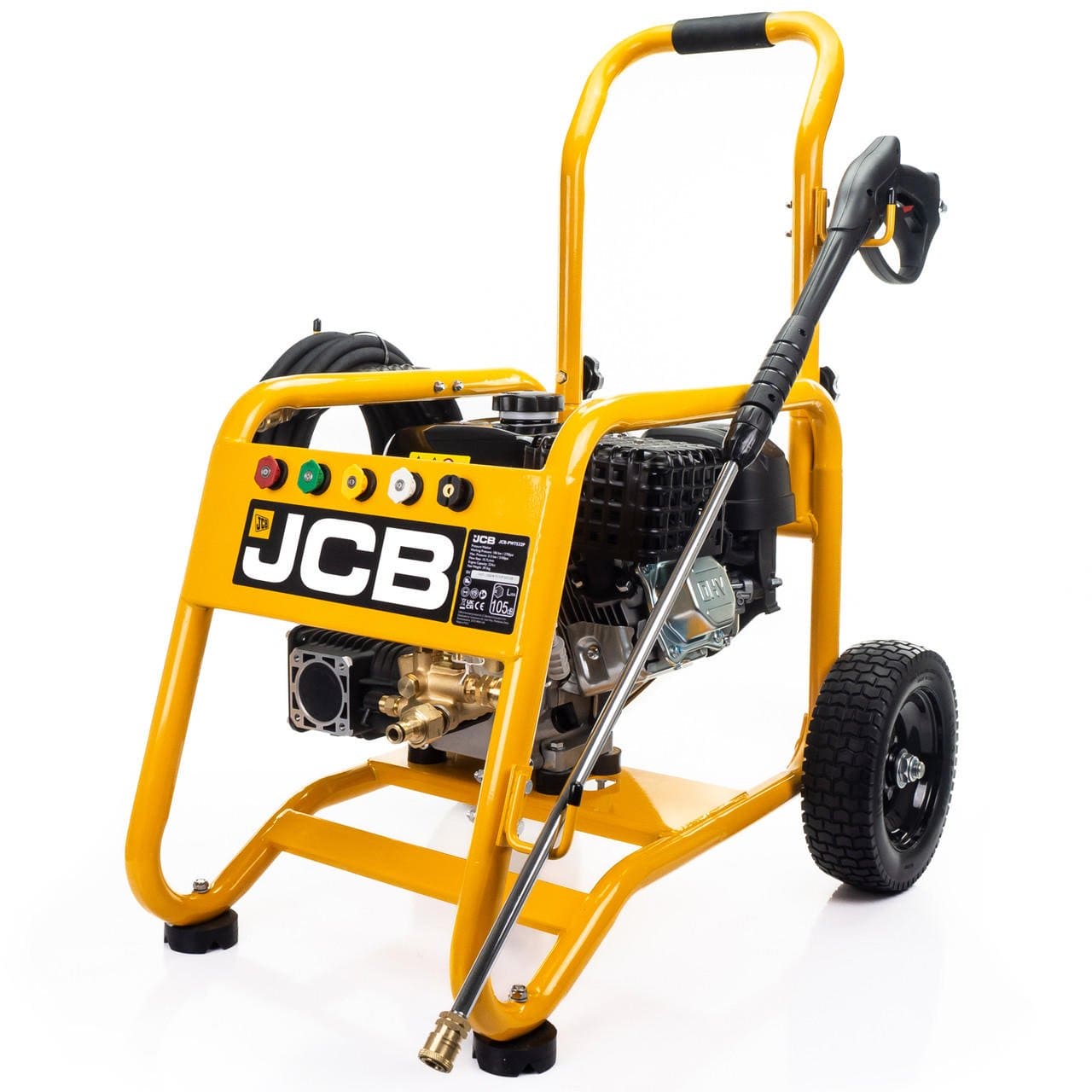 JCB Petrol Pressure Washer 3100psi / 213bar, 7.5hp JCB engine, Triplex AR pump, 10.7L/min flow rate | JCB - PW7532P - Risborough Garden Machinery