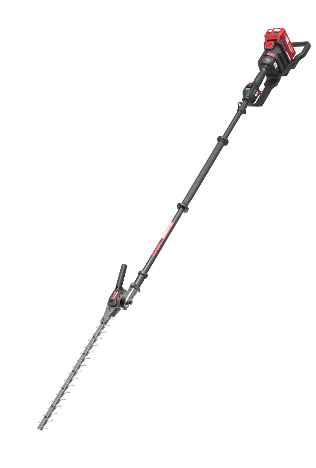 Kress Commercial 60 V 55 cm long shaft articulating (145°) pole hedge trimmer - Risborough Garden Machinery